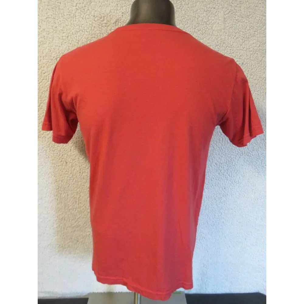 Mens True‎ Religion Short Sleeve T Shirt Size L Cotton Tee Red Authentic